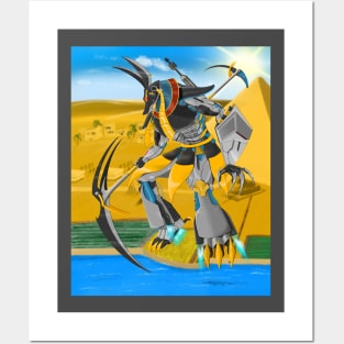 Mecha Anubis Posters and Art